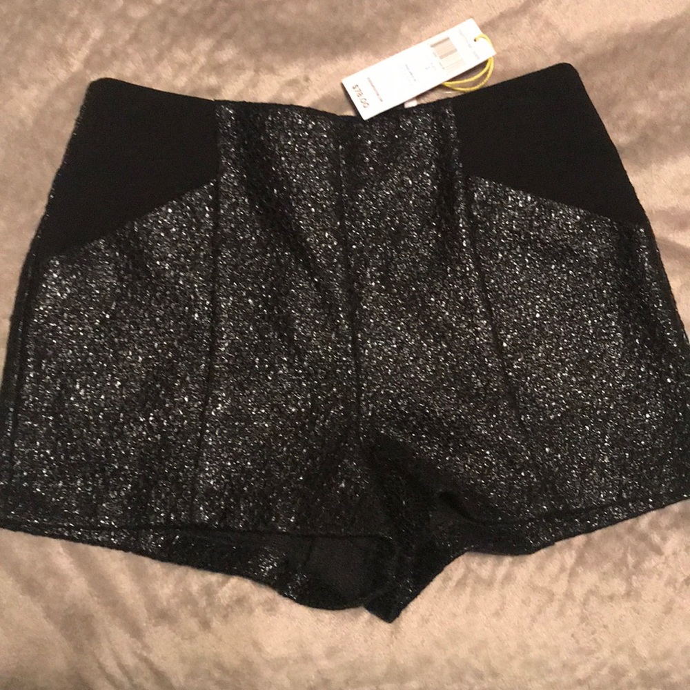 BCBGeneration Black High Waisted Shorts
